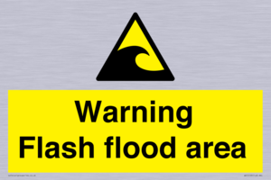 Warning Flash flood area